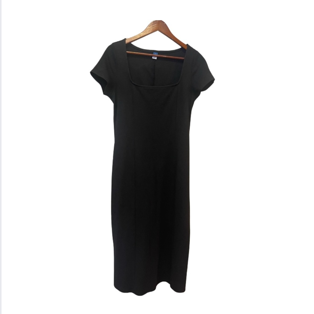 Old Navy Classic Black Midi Dress